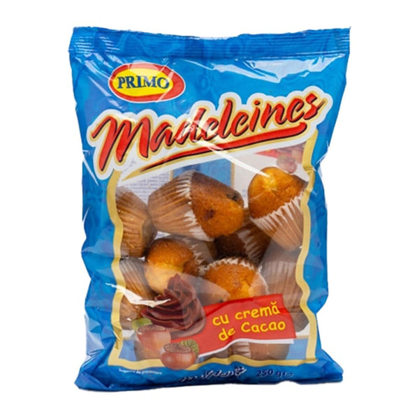 Madeleines cu crema de cacao